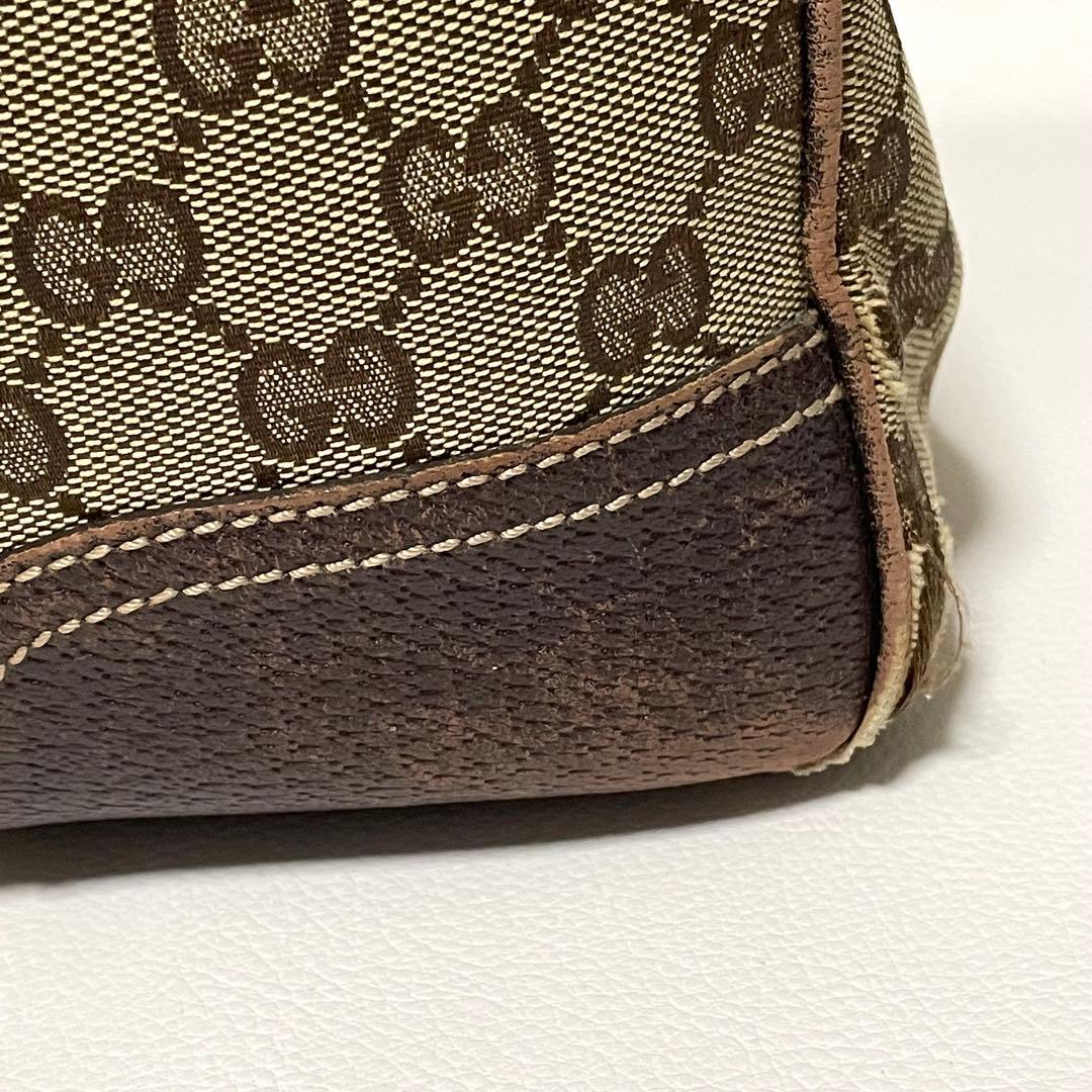 グッチ ハンドバッグ プリンシー シェリーライン GG柄 キャンバス バイカラー