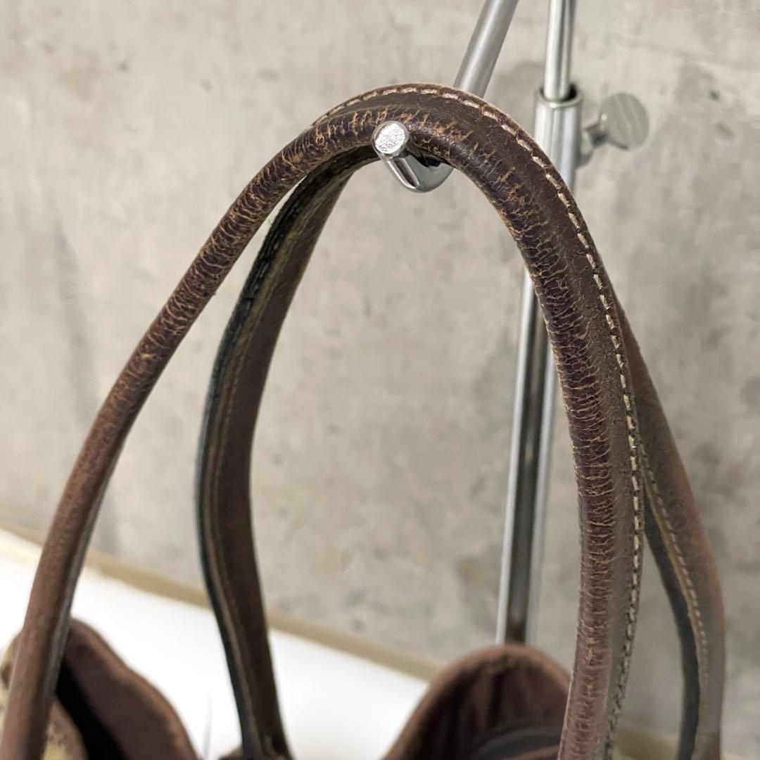 グッチ ハンドバッグ プリンシー シェリーライン GG柄 キャンバス バイカラー