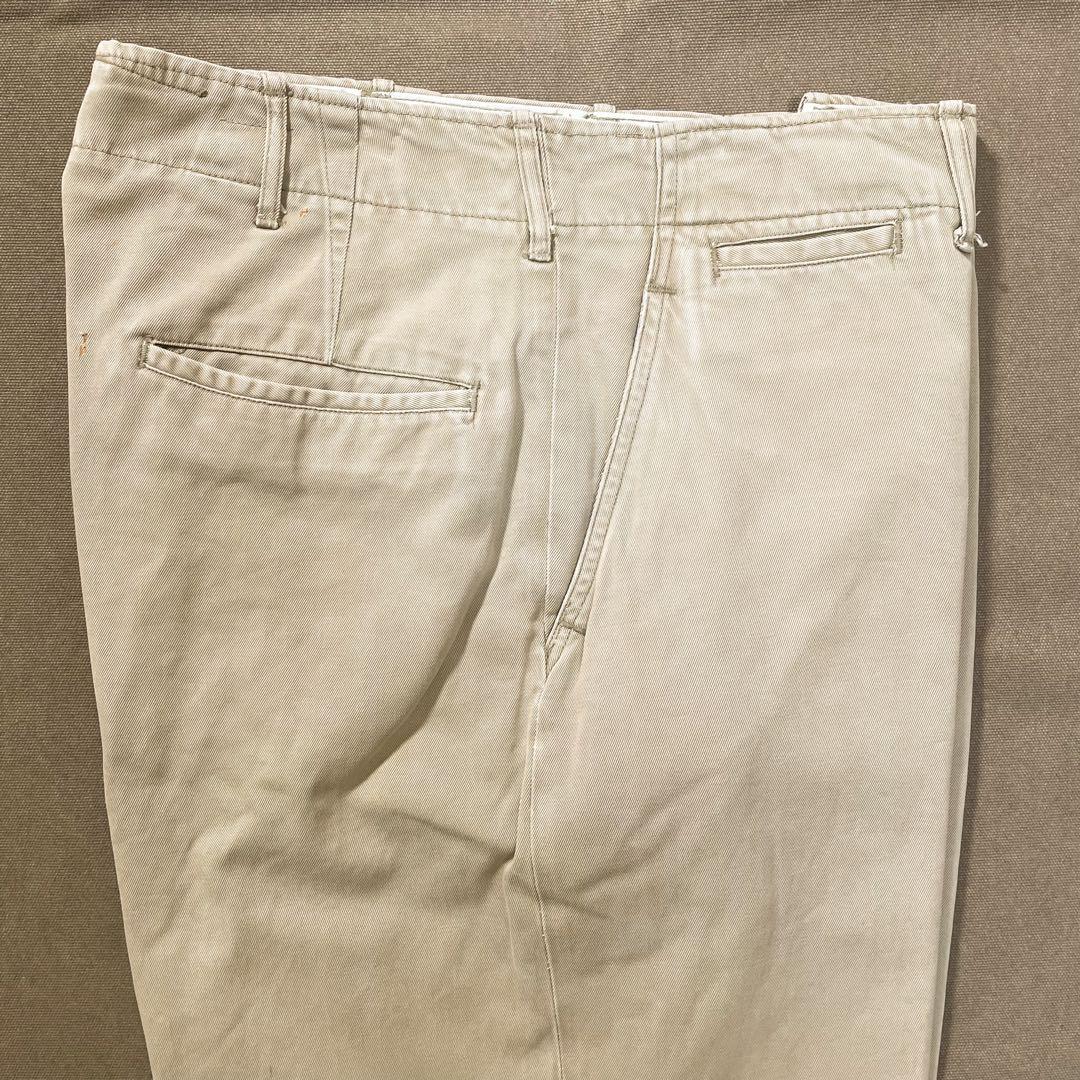 40s ARMY 45カーキ ミリタリー チノパン ビンテージ usa old