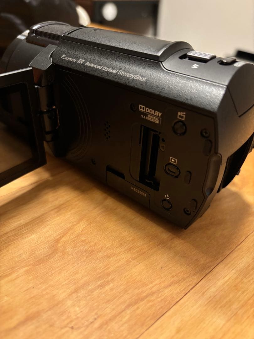 極美品 SONY FDR-AX45 4Kビデオカメラ バッテリー2個付