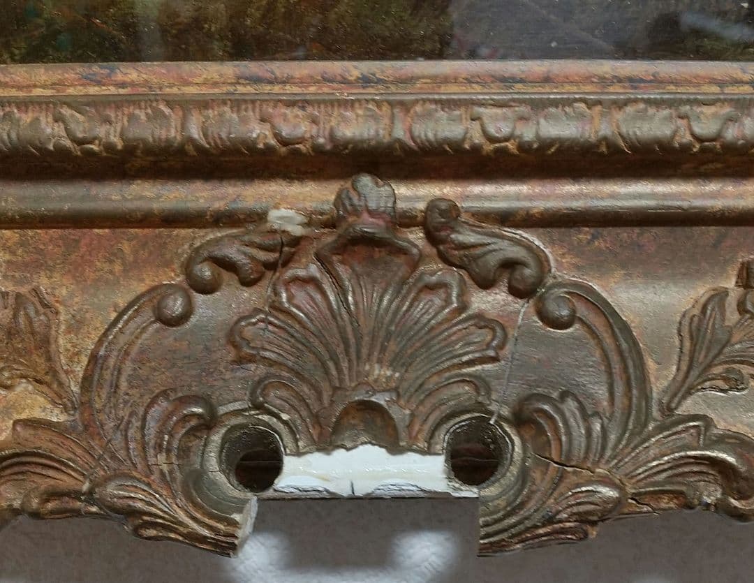 10日限定 L.Richard「サレーの風景」油彩12号 19末・20世紀初頭