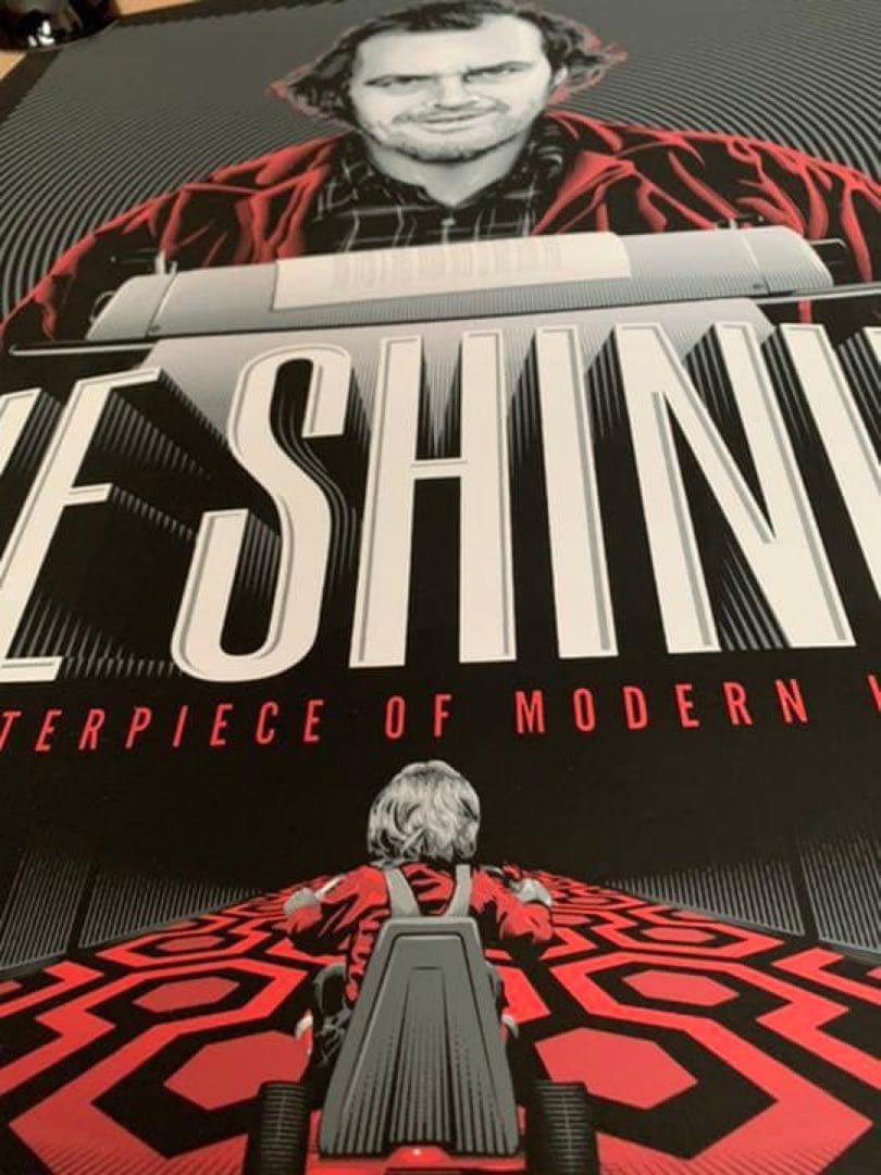 【入手困難今日明日でやめます】映画 シャイニング シルクスクリーン作品ポスター