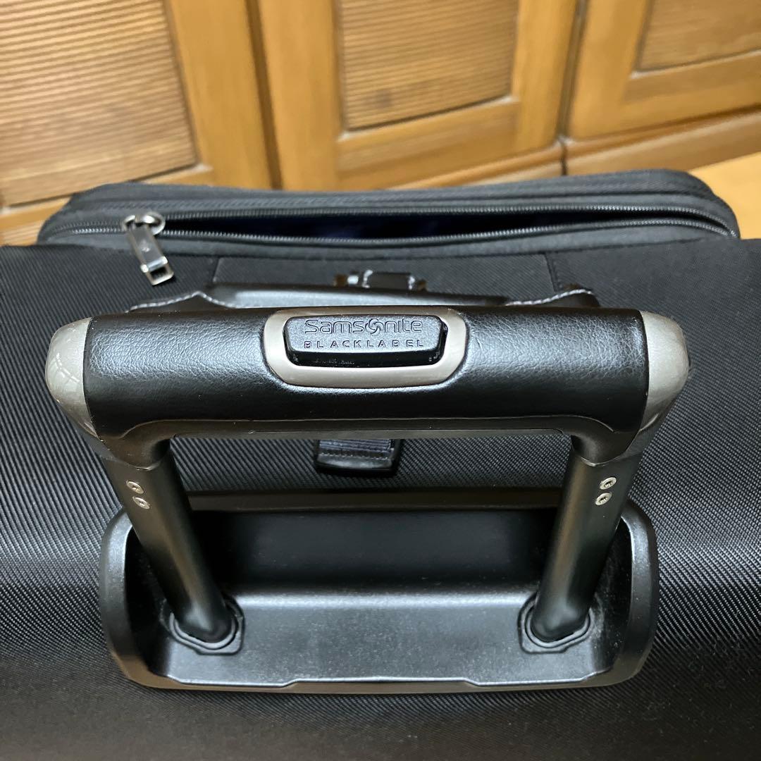 サムソナイト　Samsoniteソフトキャリーブラック旅行カバンスーツケースM