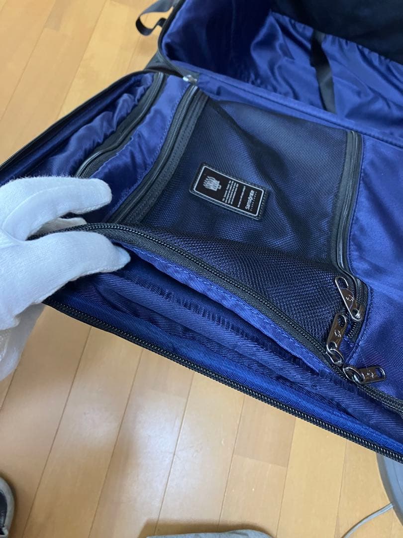 サムソナイト　Samsoniteソフトキャリーブラック旅行カバンスーツケースM