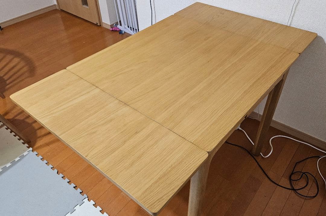 【さらに値下げ】Unico TORITO 拡張 ダイニングテーブル