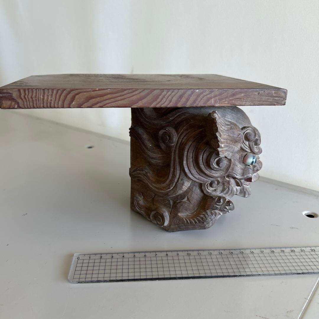 木彫獅子　彫物　木鼻　だんじり　骨董　神社仏閣地車