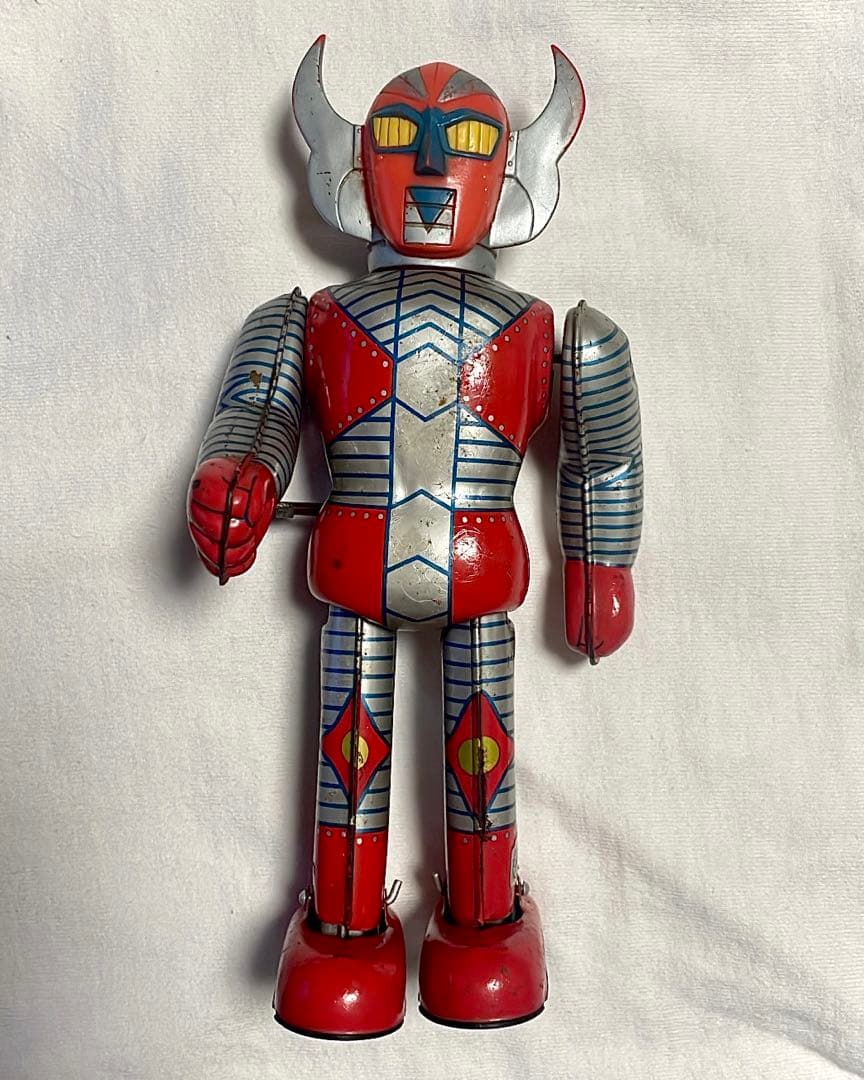 電人ザボーガー ブルマァク フィギュア ブリキ ゼンマイ 二足歩行 当時物