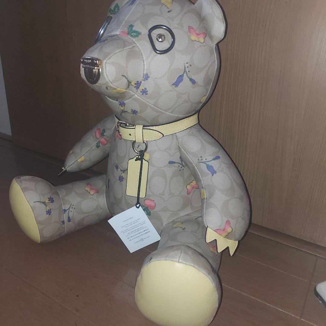 COACH くま ぬいぐるみ 春限定 ビッグぬいぐるみ