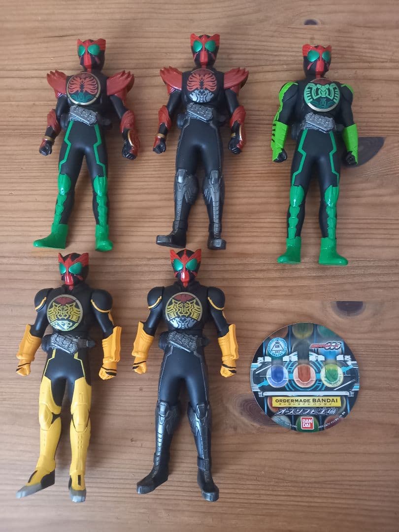 仮面ライダーオーズソフビ11体セット　プレミアムバンダイ限定