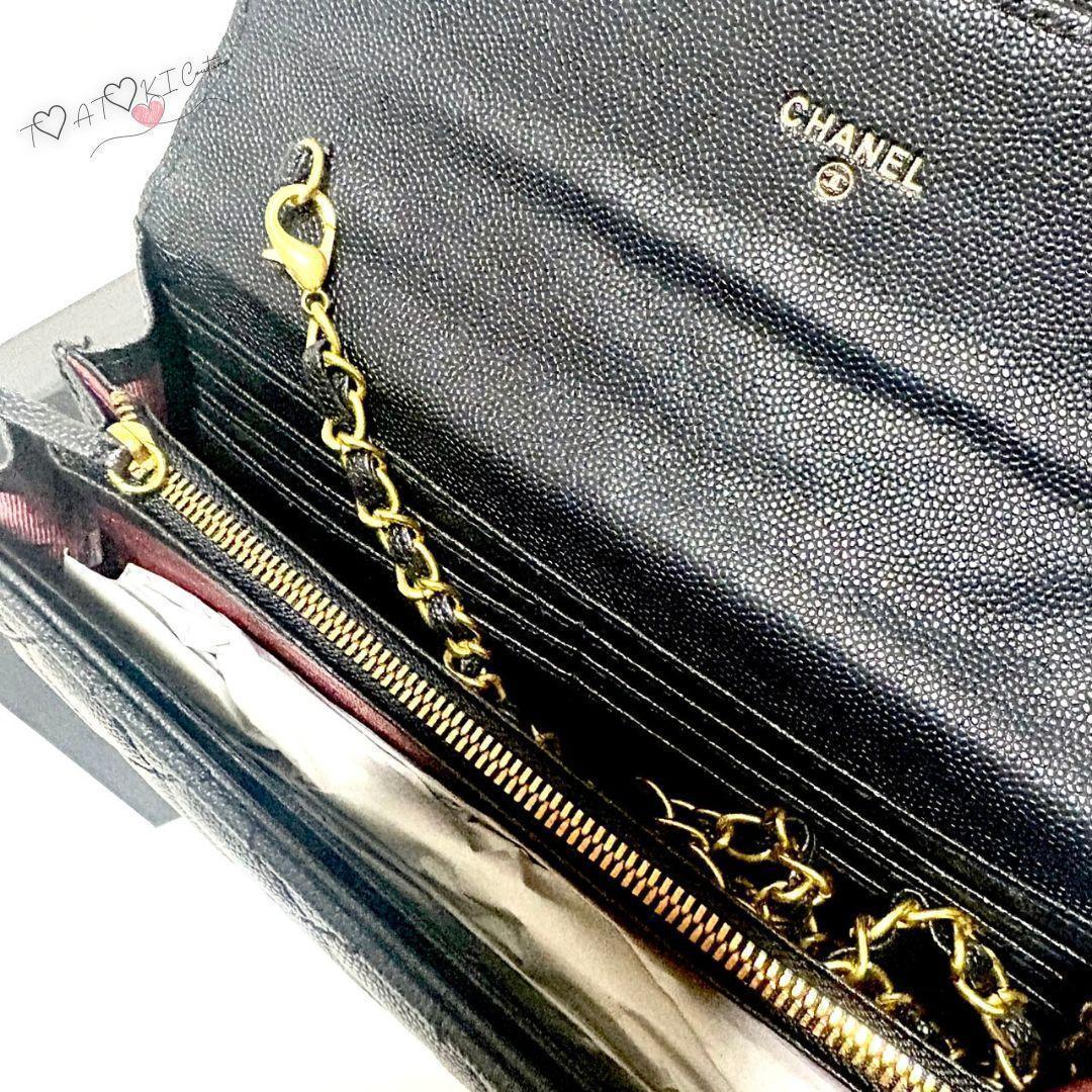 大人気✨️❤CHANEL❤チェーンウォレット ブラック 正規非売品