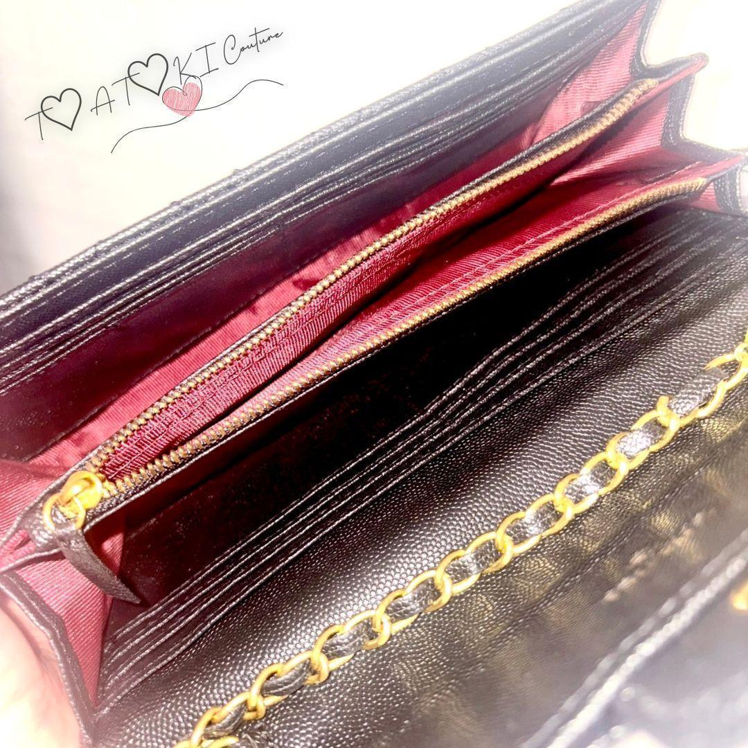大人気✨️❤CHANEL❤チェーンウォレット ブラック 正規非売品