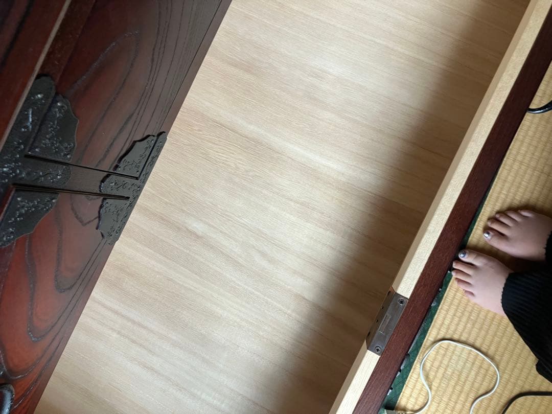 送料込 筑後民芸 ダークブラウン 桐箪笥