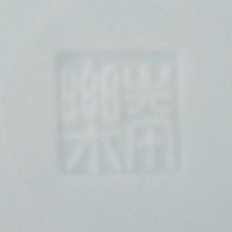 和食器　染付　吹墨文小皿　十二客　書付箱　V　R7437