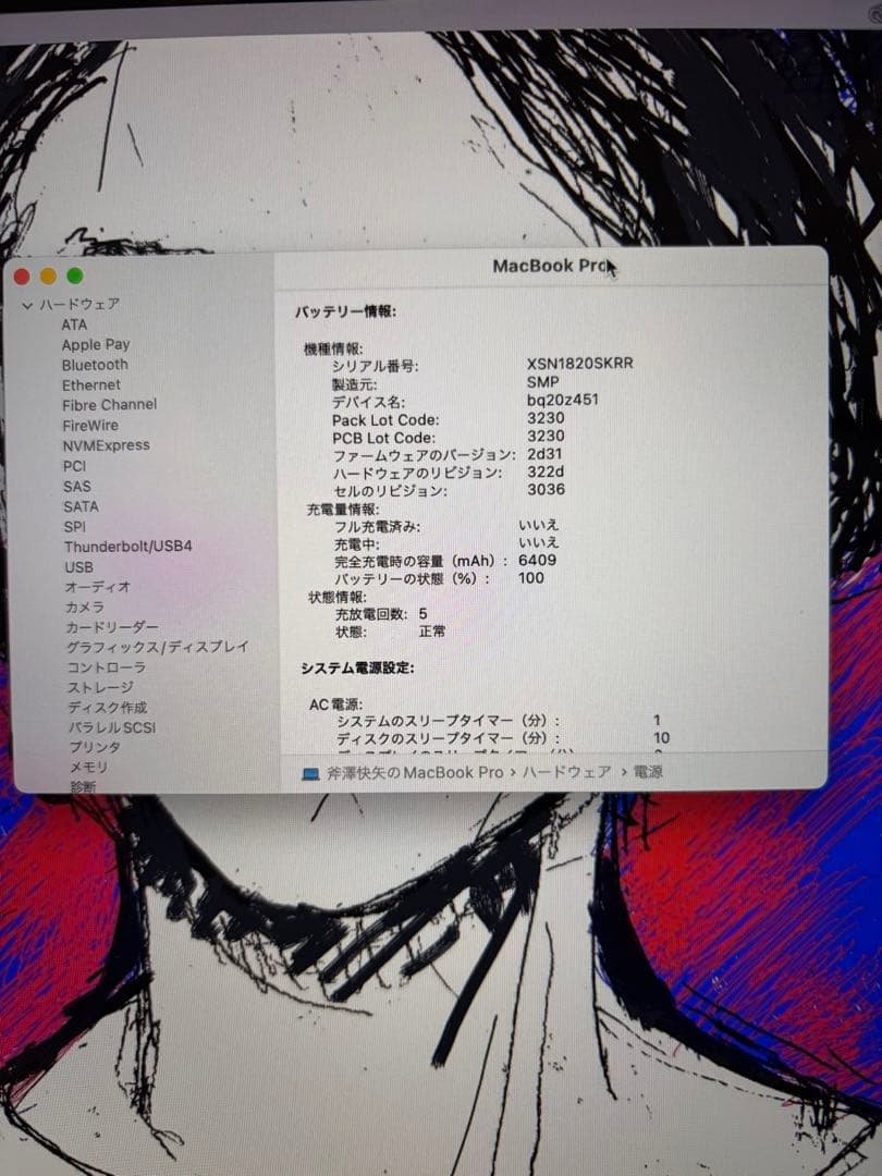 MacBookPro15カスタム品＋マウス