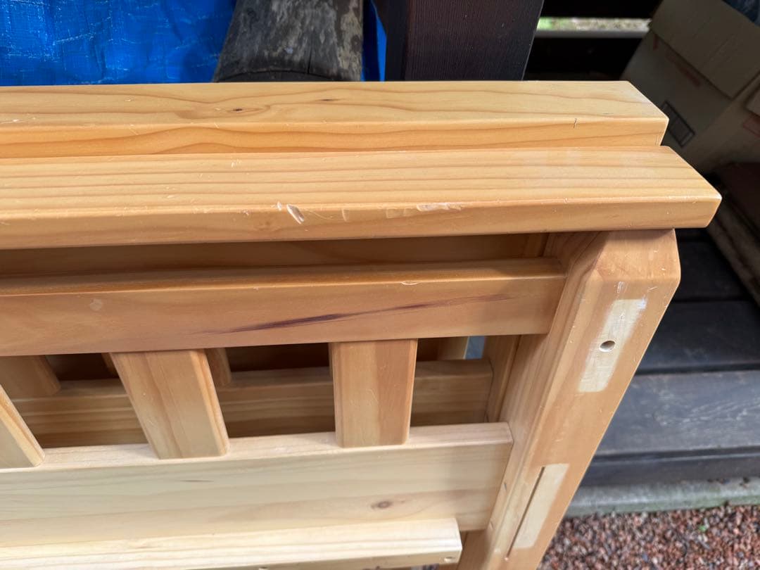 ロフトベッド　木製　シングル　ウッド