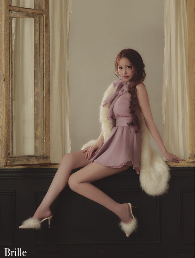 brille ブリエ　ドレス　ピンク