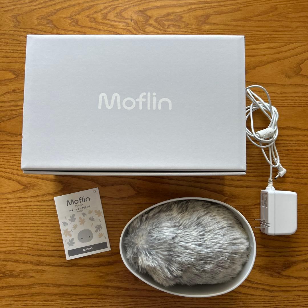 CASIO AIペット モフリン Moflin シルバー 本体＋付属品