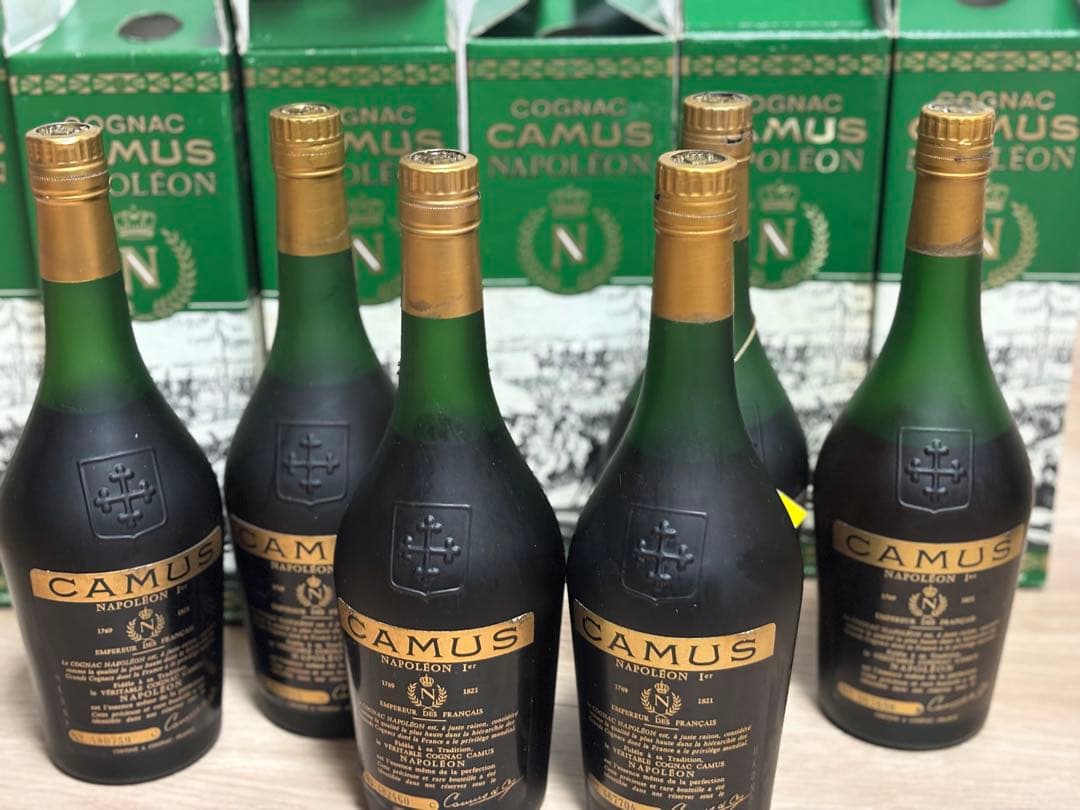 COGNAC-CAMUS-NAPOLEON 6本セット