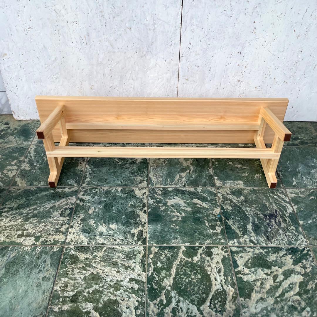 たな　国産ひのき　ベンチ