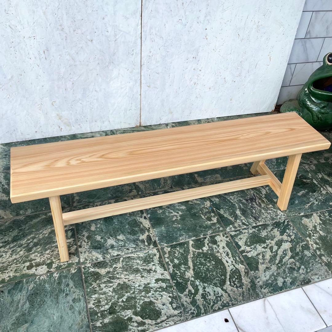 たな　国産ひのき　ベンチ