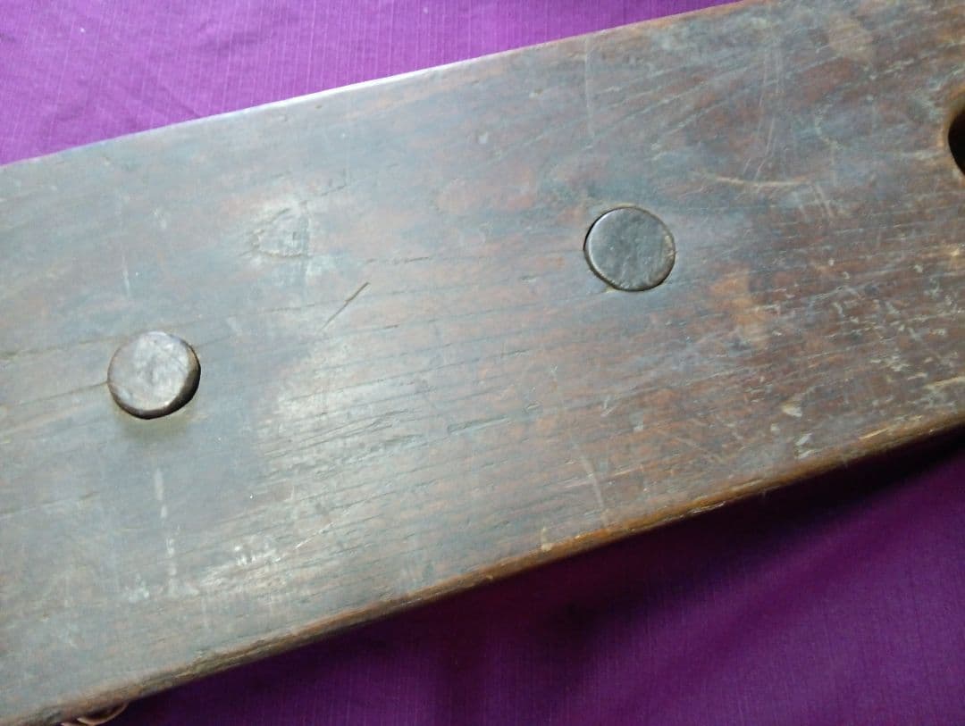 阿波國徳島藩蜂須賀家２５万７千石知行地内旧家蔵出２００〜２５０年前頃欅造井戸滑車