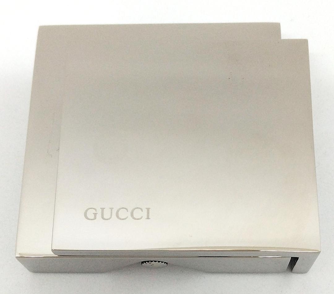 グッチ 置時計トラベルクロック 保存ケース有 クォーツ 中古品 (149085)
