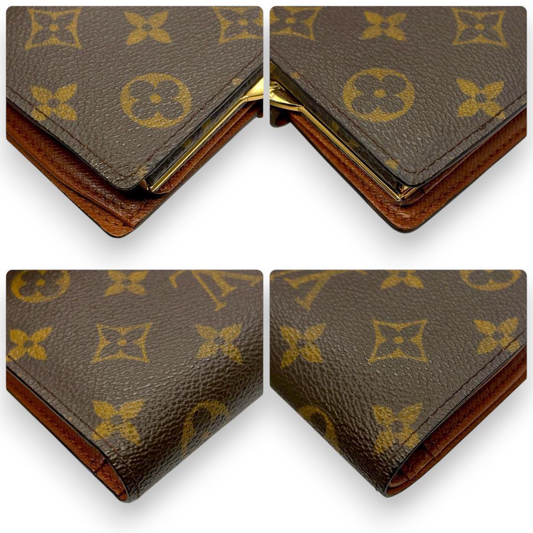 たまちゃん ルイヴィトン モノグラム 二つ折りがま口財布 ヴィエノワ