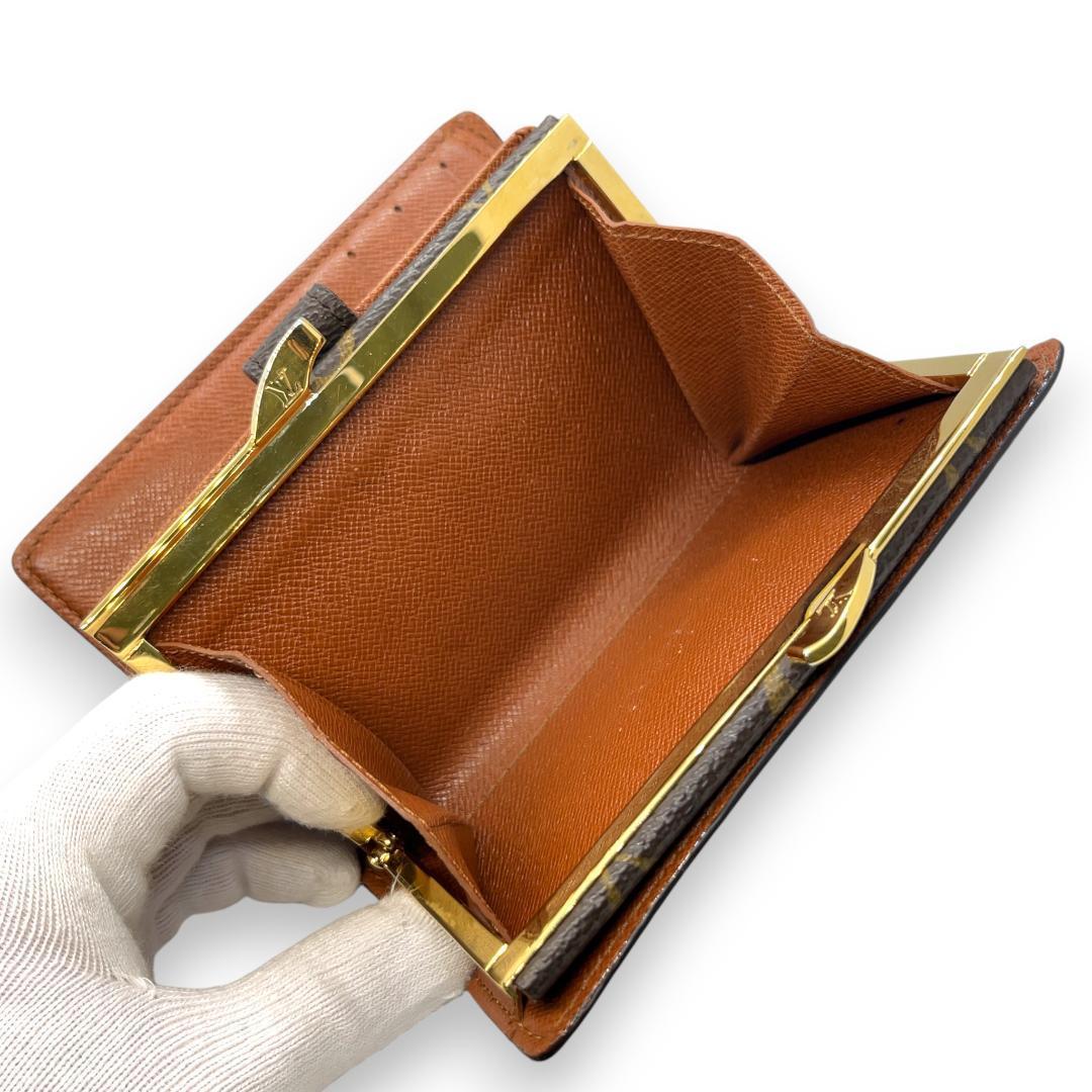 たまちゃん ルイヴィトン モノグラム 二つ折りがま口財布 ヴィエノワ