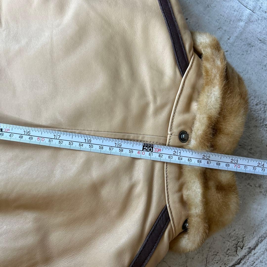 希少 AVIREX 羊革 ラムレザー B-3 ボマージャケット M