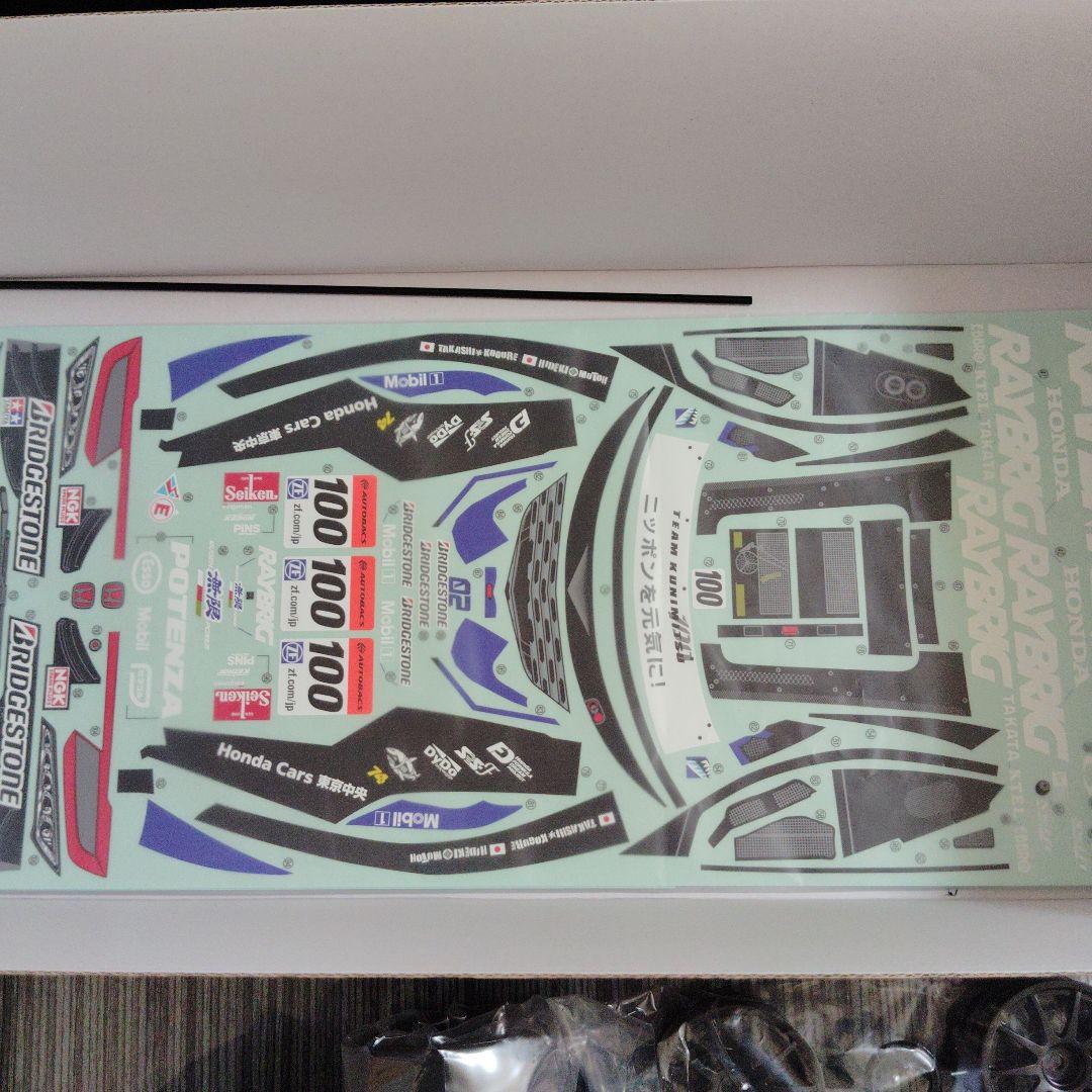 タミヤ 1/10 TT 02ボディ専用タイヤホイール付き まとめ売り。