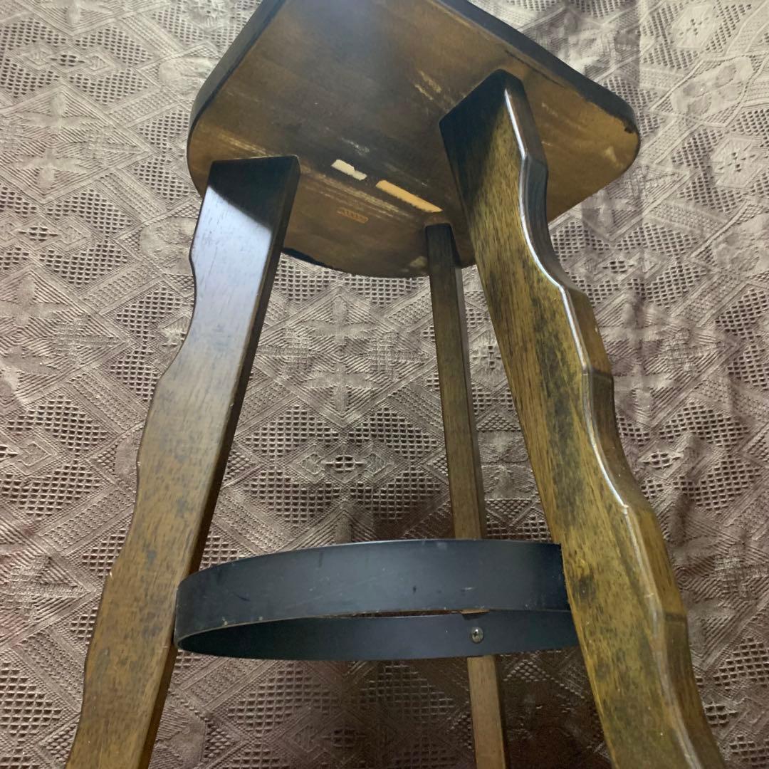 【ヴィンテージ】カリモク ルスティック ハイチェア バースツール スツール