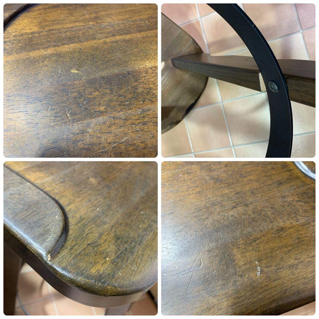 【ヴィンテージ】カリモク ルスティック ハイチェア バースツール スツール