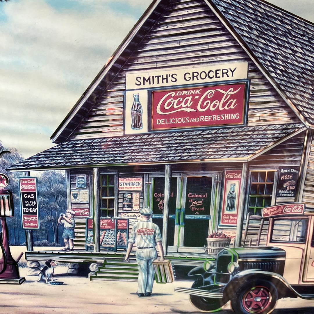 Coca-Cola アンティークパブミラー