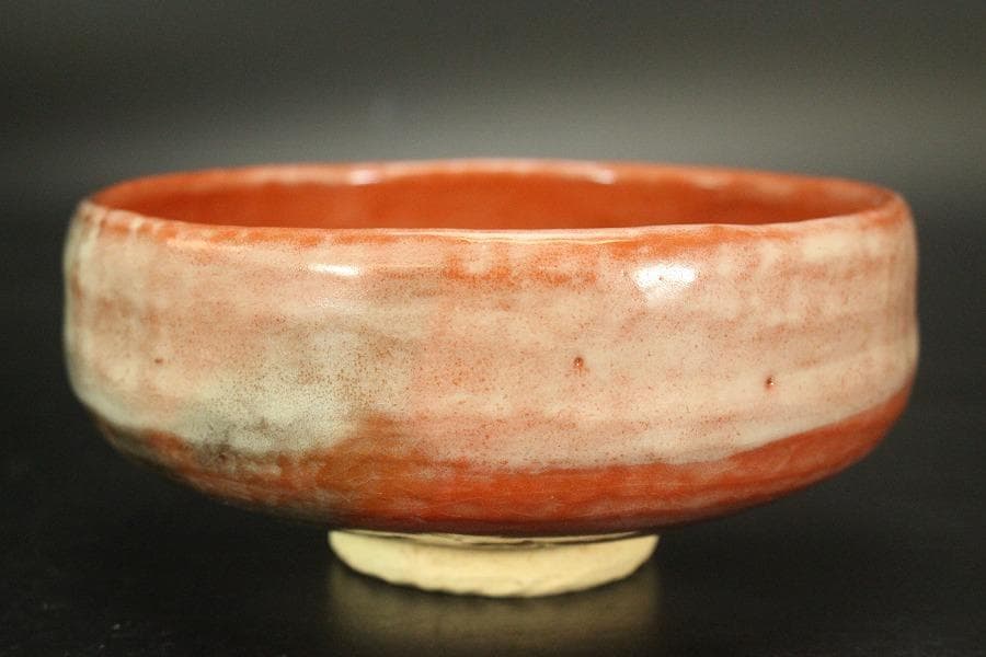 茶道具 赤楽平茶碗(BB471)