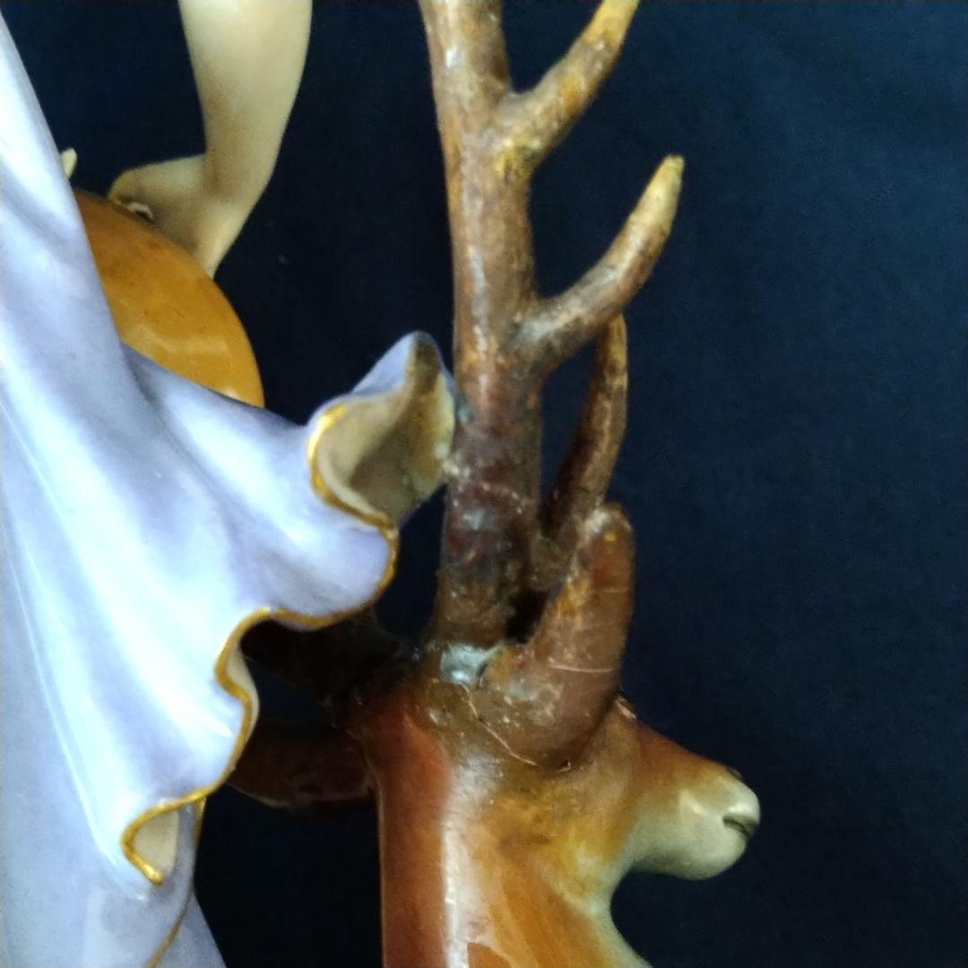 希少✤1924年以前マイセン(Meissen)『聴覚(五感の寓意より）』