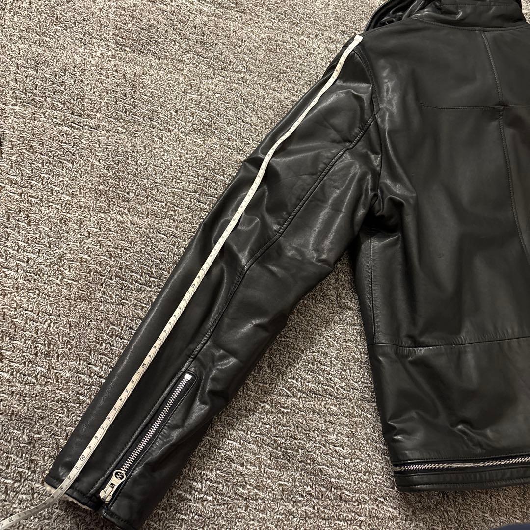 馬革×ラムファー　アンダーカバーライダースジャケット