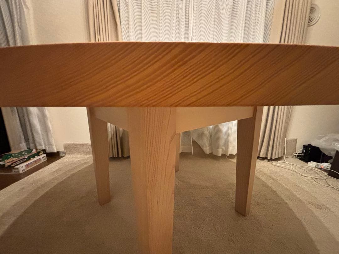 【The conran shop】ナチュラルウッド円形ダイニングテーブル