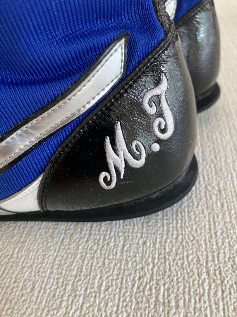 Mizuno ボクシングシューズ 青と黒