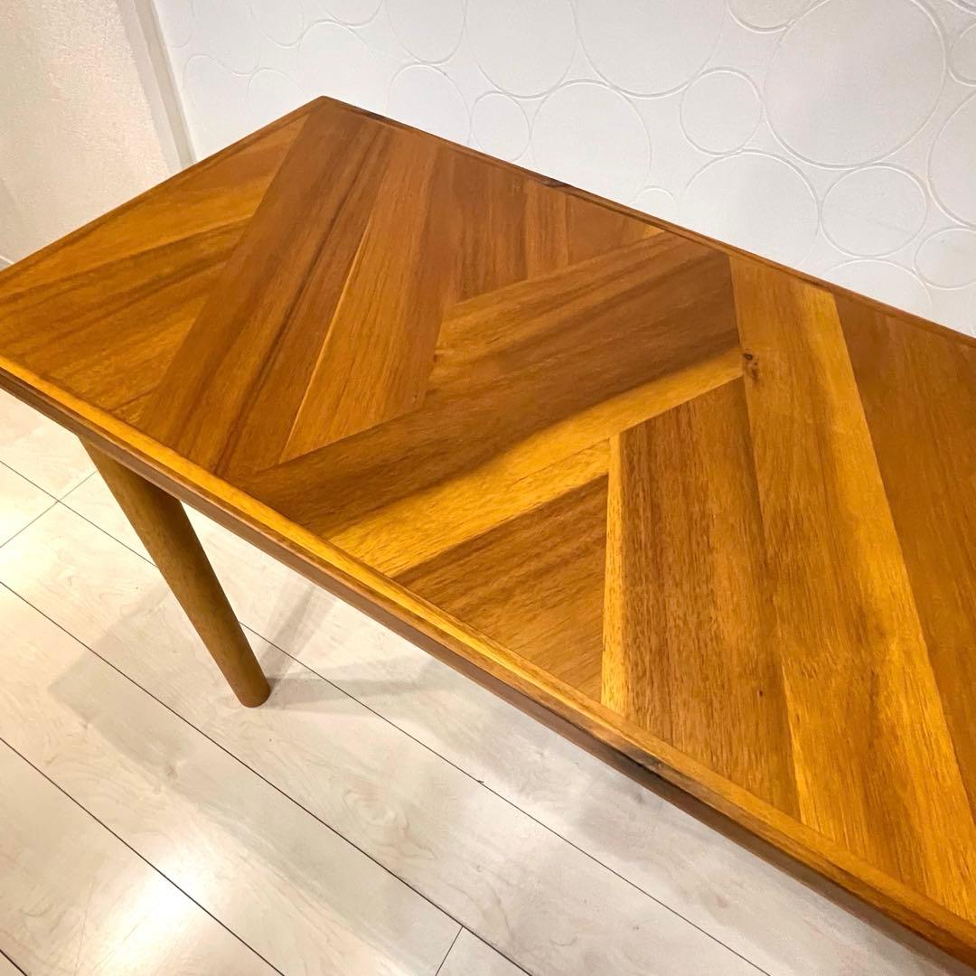 【極美品】弘益 ヘント 天然木 ダイニングテーブル サイドテーブル 北欧風