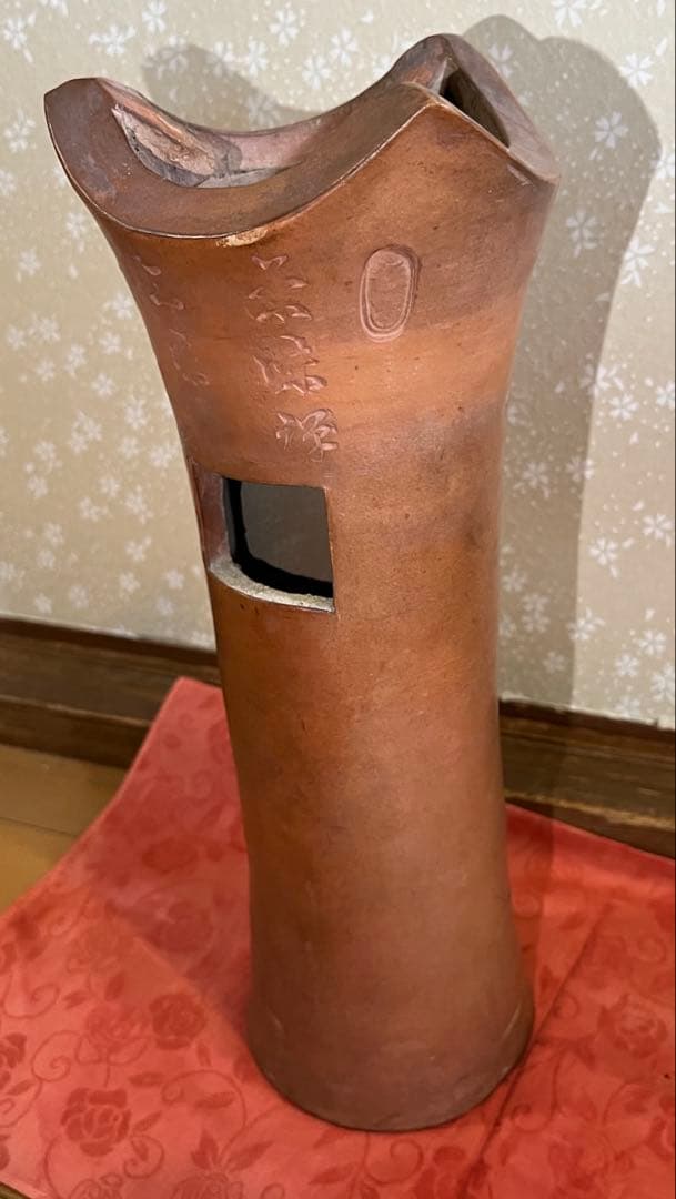 東*堂様 煎茶道具　朱泥　炉