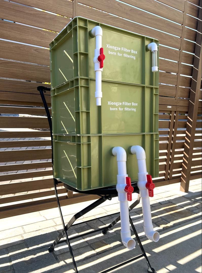 水中ポンプお任せ濾過材付きフルセット 水槽池用濾過器フィルター到着すぐ使える状態