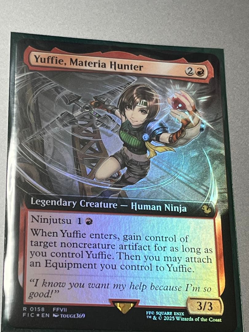 MTG マテリアハンター、ユフィ 英語　Foil 拡張 1枚