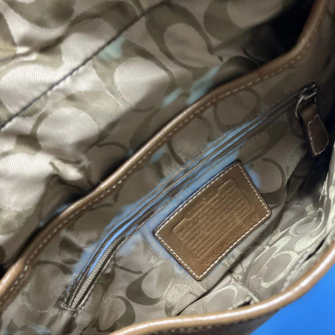 【美品】コーチ ソーホー ワンショルダー ハンドバッグ レザー キャメル