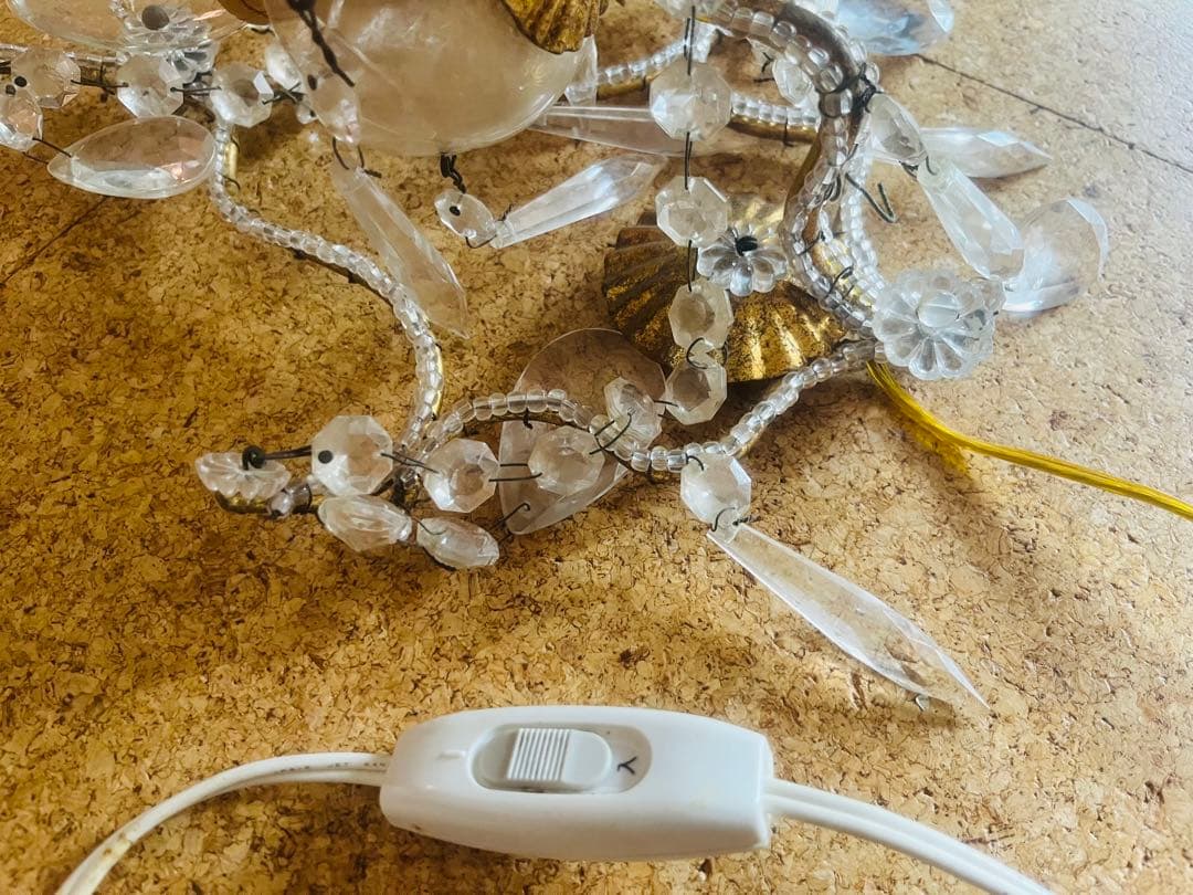 シャンデリア　ヴィンテージ品　おまけ付き