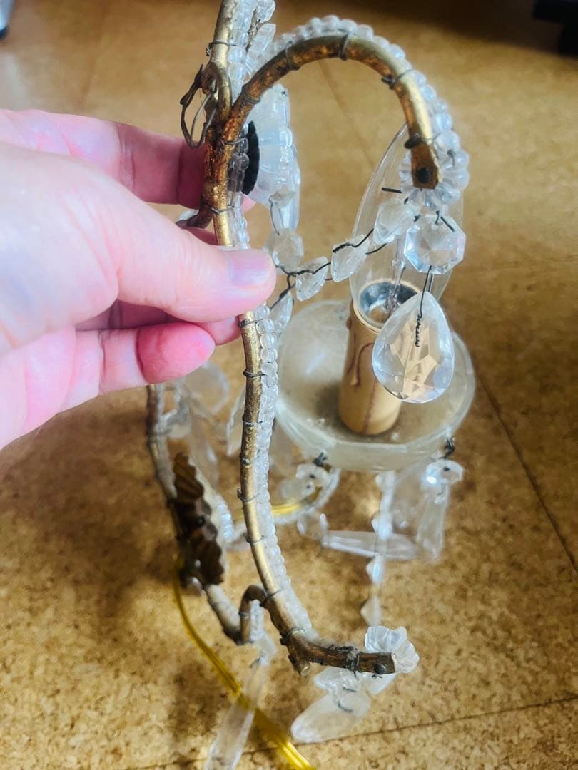 シャンデリア　ヴィンテージ品　おまけ付き