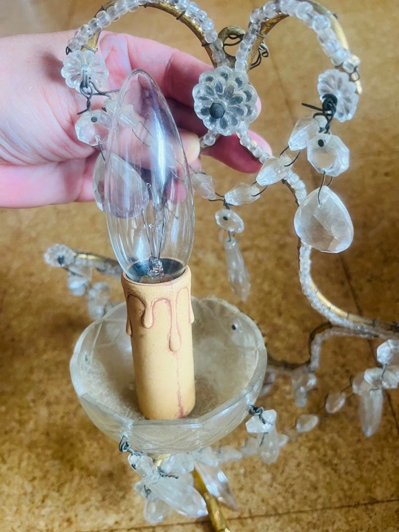 シャンデリア　ヴィンテージ品　おまけ付き