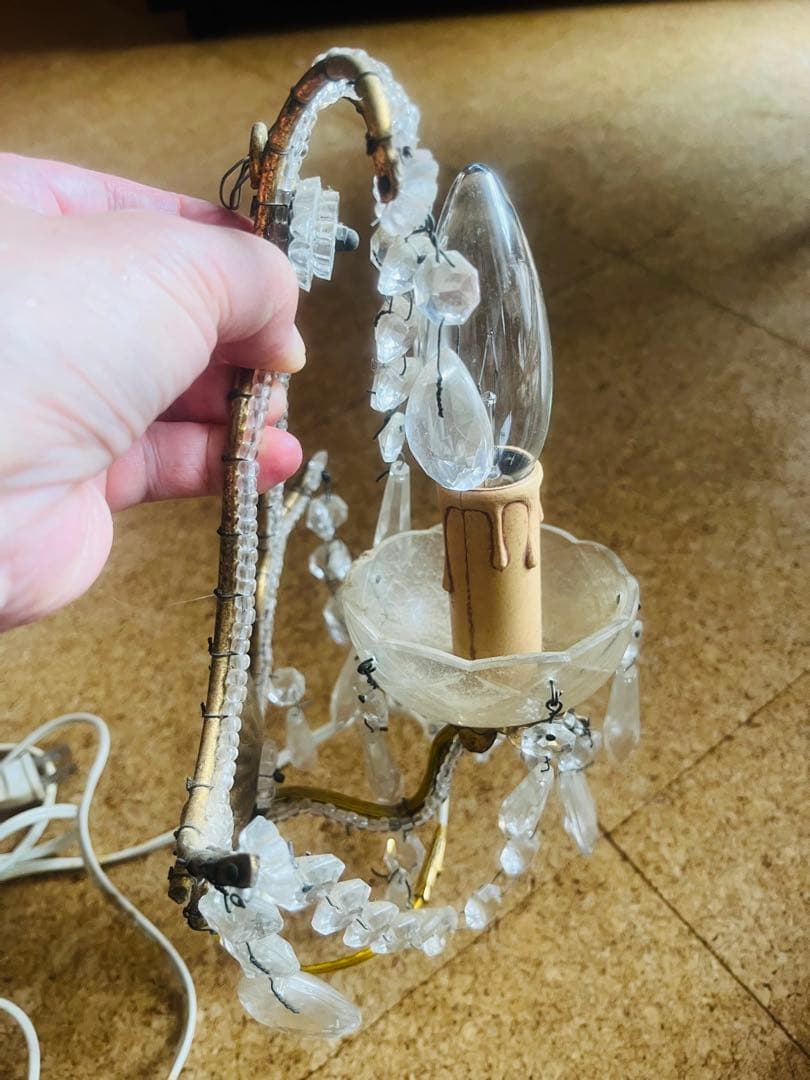 シャンデリア　ヴィンテージ品　おまけ付き