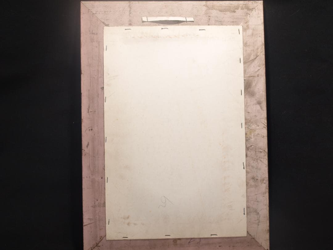 骨董市掘り出し品 中国唐時代　敦煌莫高窟壁画 彩絵　人物像 AK1944A7-2