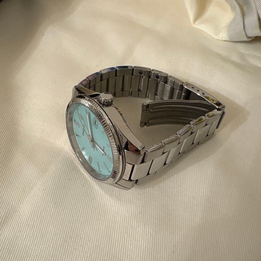 【特価！美品】カシオ CASIO ターコイズブルー Tiffany ブルー