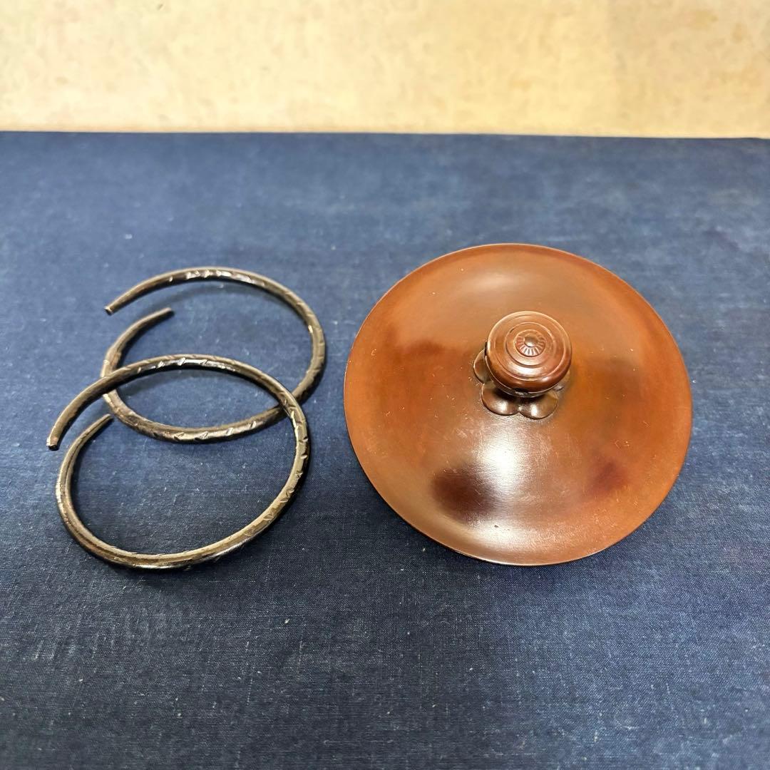 風炉 茶釜 電熱器 鬼面風炉釜 野々田電熱器 敷板 茶道具 お点前道具